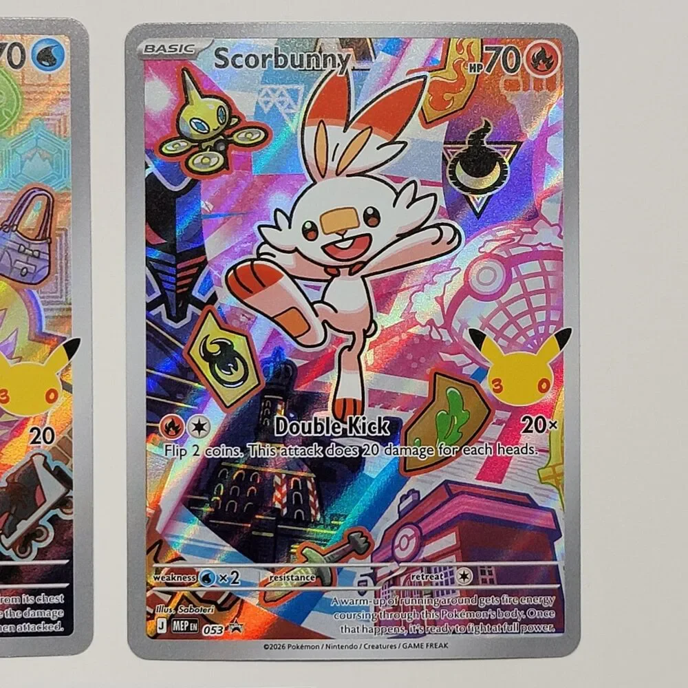 Pokémon First Partner Series  2 and 3 Promo IL Set of  5 Cards - NM Pack Fresh